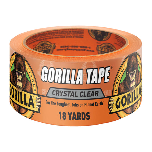 Gorilla 6060002 Crystal Clear Glass Tape 18YD, 1 - Pack