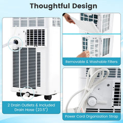 10000 BTU Portable Air Conditioner, 3-in-1 Stand Up AC Unit with Dehumidifier, 450 sq ft