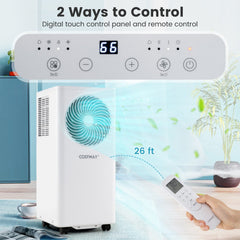 10000 BTU Portable Air Conditioner, 3-in-1 Stand Up AC Unit with Dehumidifier, 450 sq ft