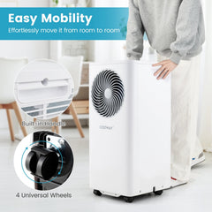 10000 BTU Portable Air Conditioner, 3-in-1 Stand Up AC Unit with Dehumidifier, 450 sq ft