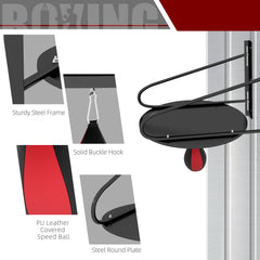 Wall-mounted Speed Bag Boxing Platform with Adjustable Height