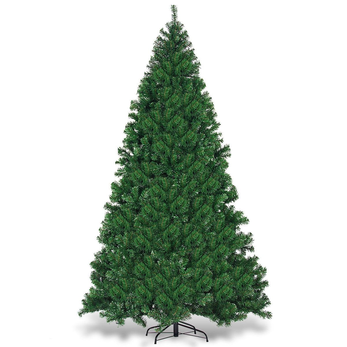 9 FT Pre-Lit Artificial Christmas Tree with 2028 PVC Tips and 700 Warm White LED Lights