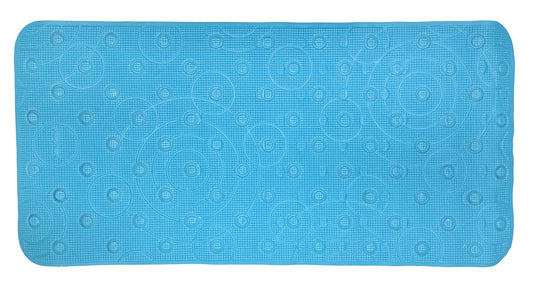 Playtex Cushy Comfy Safety Bath Mat, Blue 17.5" x 35.75"