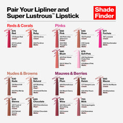 Revlon ColorStay Lip Liner, Fuchsia, 0.01 Oz, 28g