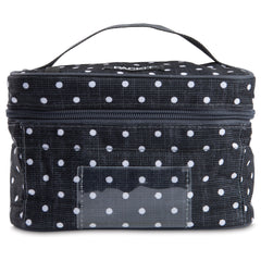 PackIt Freezable Bottle Cooler for Breastmilk and Formula, Polka Dots, Built with EcoFreeze Technology, Collapsible, Reusable, Zip Closure and Top Handle, Fits up to Four, 5 oz Bottles