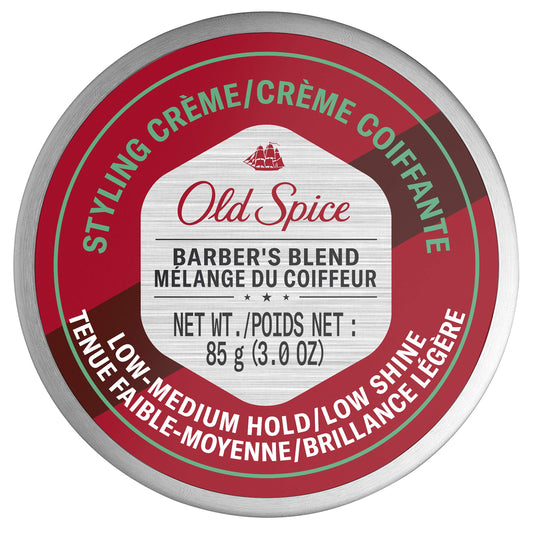 Old Spice Barber's Blend Styling Cream for Men, Infused with Aloe, 85 g
