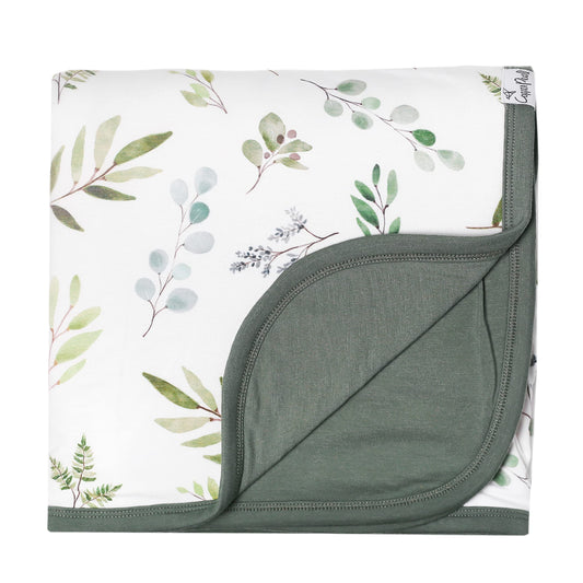 Large Premium Knit Baby 3 Layer Stretchy Quilt Blanket Haven by Copper Pearl (H3-G5FG-I2HY)