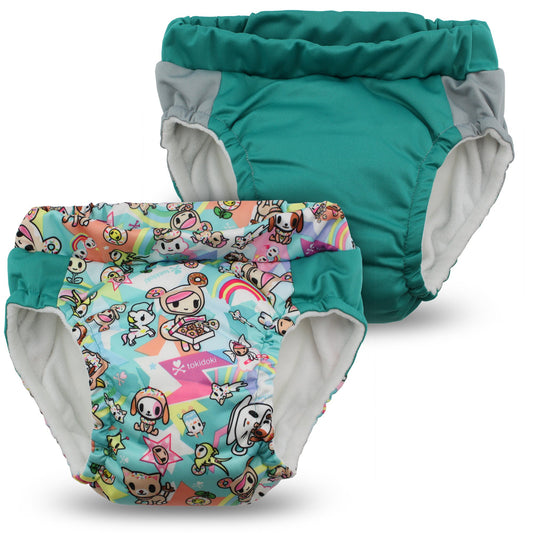 Kanga Care Lil Learnerz Training Pants, Medium, Tokisweet & Peacock