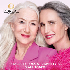 L’Oréal Paris Age Perfect Rosy Tone Moisturizer, with LHA & Imperial Peony Extract, For Mature Skin, Fragrance Free Skincare, 50 ml