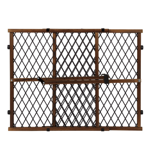 Evenflo Position & Lock Adjustable Wood Baby Gate (Farmhouse Collection)
