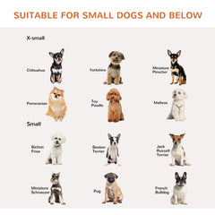 Freestanding Pet Gate, Folding Dog Gate with 2 Support Feet, 24" High, 3 Panels, for Small Dogs, Indoor Use - White