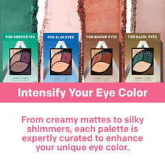 Almay Eyeshadow Palette, Longlasting Eye Makeup, Primer Enriched with Antioxidant Vitamin E, Hypoallergenic, 040 Green Eyes, 0.1 Oz/ 2.8g