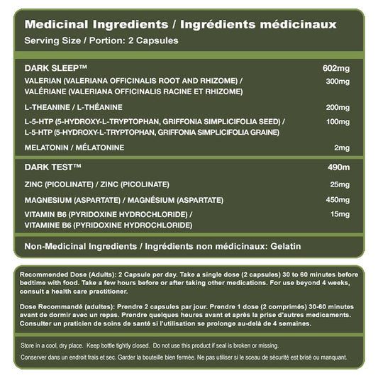 Advanced Genetics GO DARK, 60 Caps