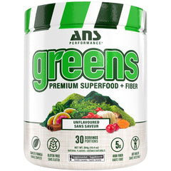 ANS Performance GREENS PREMIUM SUPERFOOD + FIBER, 30 Servings
