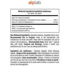 ATP Lab VITAMIN D3 + K2, 60 VCaps