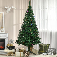 4.9ft Green Christmas Tree Artificial Xmas Holidays Party with Decoration Ornament