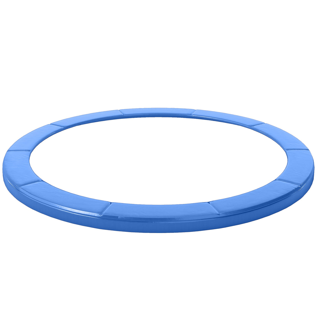 Trampoline Pad, 14FT Replacement Trampoline Safety Pad Mat Spring Cover, Water-Resistant, UV-Resistant, Tear-Resistant, No Holes for Pole, Blue