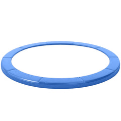Trampoline Pad, 14FT Replacement Trampoline Safety Pad Mat Spring Cover, Water-Resistant, UV-Resistant, Tear-Resistant, No Holes for Pole, Blue