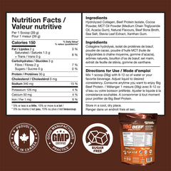 Confident Sports BIG BEEF PROTEIN, 2lb