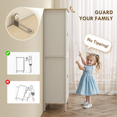 69.5" Tall Kitchen Pantry Storage Cabinet with Motion Sensor LED Light, Modern Kitchen Pantry Cabinet, Green