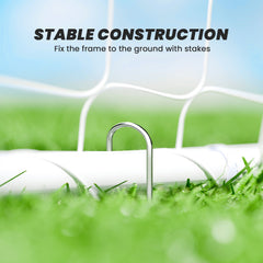 Soccer Goal, Soccer Net for Backyard, 10 x 4 ft, White