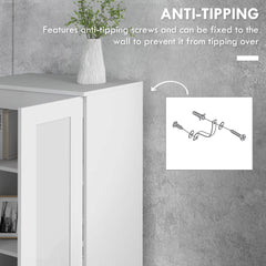 69" Tall Pantry Cabinet with Adjustable Shelves, Modern Kitchen Pantry Cabinet with Soft Close Doors, Black