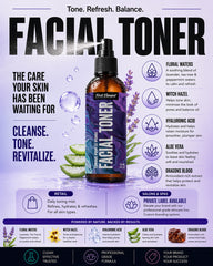 Hyaluronic Facial Toner - Lavender Mint & Tea Tree