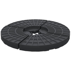 Set of 4 Umbrella Base Weights Outdoor Parasol Holder for Cross Base Portable
