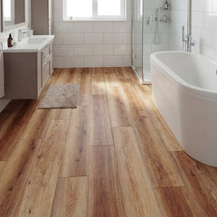 Floor Tile Vinyl Flooring Waterproof Vinyl Plank Flooring-Brown