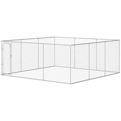 172.2 Sq. Ft. Dog Playpen Outdoor with Galvanized Steel Frame, for Small and Medium Dogs, 13' L x 13' W x 5.9' H