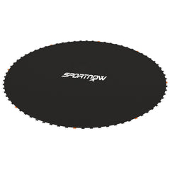 Trampoline Mat Replacement with Spring Pull Tool and 72 V-Hooks, Fits 12ft Trampoline, Using 5.5" Springs, Green