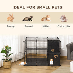 56 Panels Pet Playpen Small Animal Cage for Rabbit