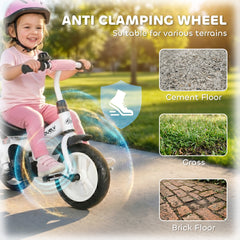 6 in 1 Toddler Tricycle Stroller with Basket, Canopy, 5-point Safety Harness, for 12-60 Months, Grey