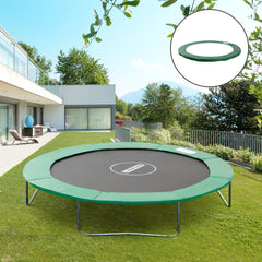 ⌀8ft Trampoline Pad ⌀96" Spring Safety Replacement Gym Bounce Jump Cover EPE Foam, No Holes for Pole, Blue