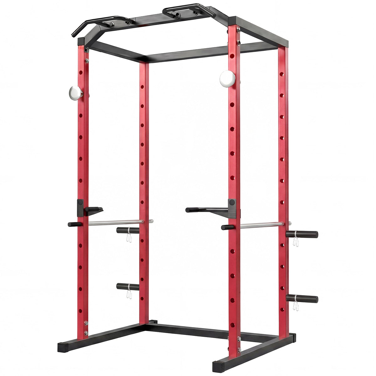 Power Cage, 1000 lbs Capacity Power Rack with Adjustable Height, Squat Rack for Home Gym Strength Training