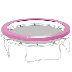 14FT Trampoline Spring Cover, Trampoline Pad Replacement, Waterproof and Tear-Resistant, All-Weather Trampoline Accessories, Multi-Colored