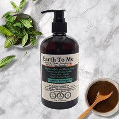 Liquid African Black Soap Peppermint 12oz