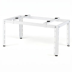 Mini Split Ground Stand Adjustable for 9000-36000 BTU Ductless Air Conditioners Heat Pump-White