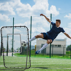 Volleyball Rebounder Net, Angles Adjustable Soccer Rebounder, Lacrosse Baseball Volleyball Training Equipment Aid