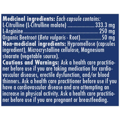 Naka PLATINUM NOX (Nitric Oxide), 90 VCaps