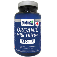 Naka Platinum ORGANIC MILK THISTLE, 75 VCaps