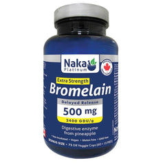Naka Platinum BROMELAIN, 75 Caps