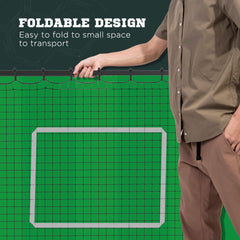 Volleyball Rebounder Net, Angles Adjustable Soccer Rebounder, Lacrosse Baseball Volleyball Training Equipment Aid