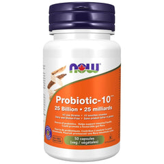 Now PROBIOTIC-10 25 BILLION, 50 VCaps