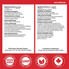 Nutridom L-ARGININE, 120 Tablets