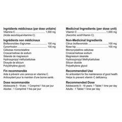 Nutridom VITAMIN C TIME RELEASE, 1000mg, 120 Tabs