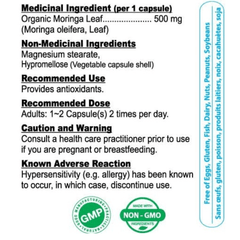 Nutridom MORINGA LEAF, 120 VCaps