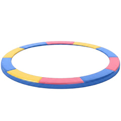Trampoline Pad, 14FT Replacement Trampoline Safety Pad Mat Spring Cover, Water-Resistant, UV-Resistant, Tear-Resistant, No Holes for Pole, Blue