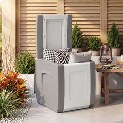Outdoor Deck Box with Lid for Packages and Garden-Gray