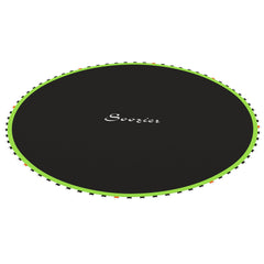 Trampoline Replacement Mat, Fits 14' Trampoline w/ 80 V-Hooks & 5.5" Springs (Spring & Frame not Included), Black